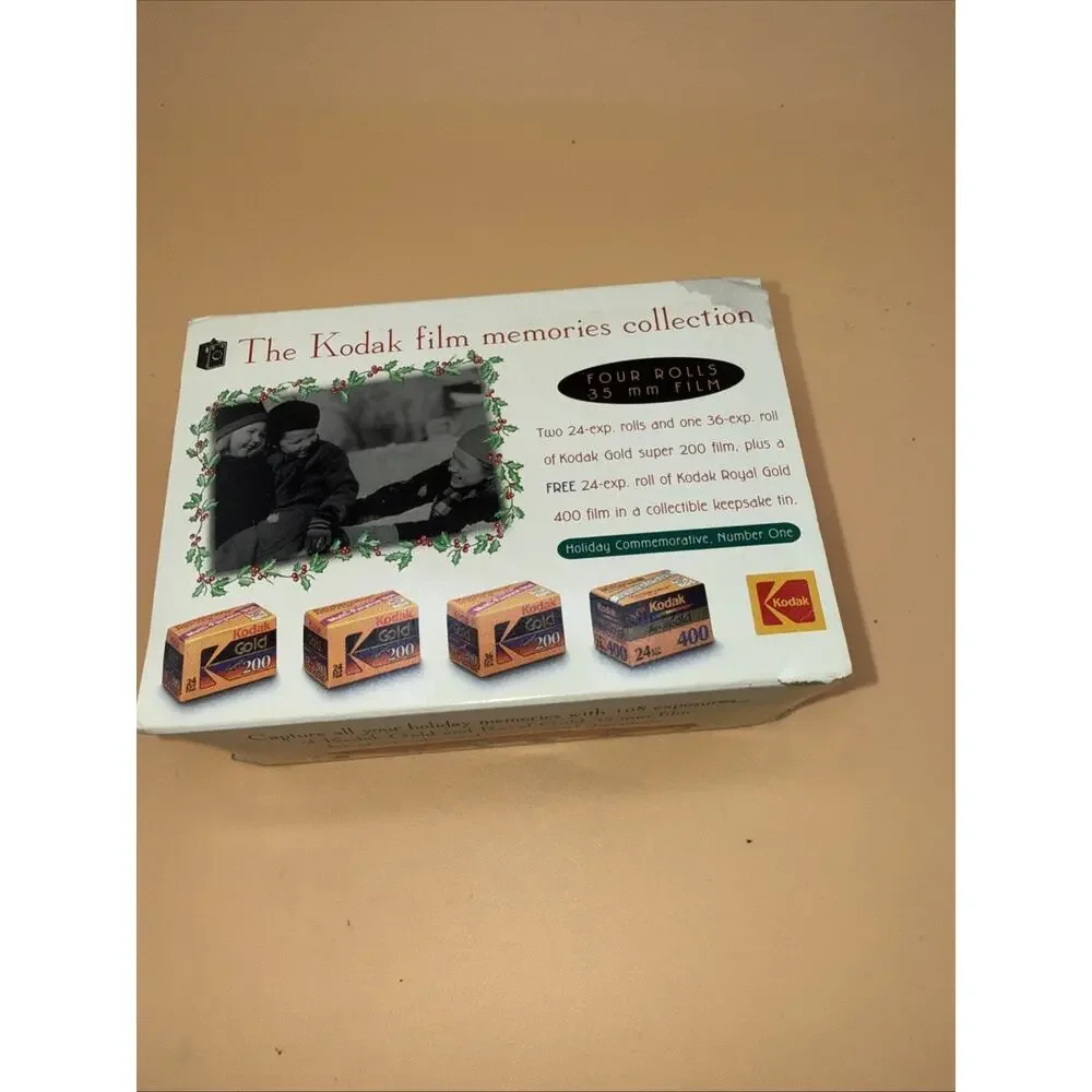 Vintage Kodak Film Memories Collection Tin Holiday Commemorative Vol. 1 1994